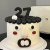 丑萌蛋糕（翻糖提前2天预定）黑色色素较深 谨慎选择 商品缩略图0