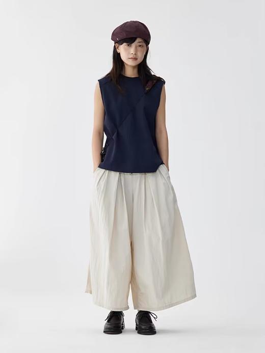 步履不停/4B43109C/轻薄透气九分裤裙裤 商品图0