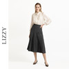 LIZZY早秋优雅简约风高腰百搭A字百褶通勤气质显瘦半身裙8078 商品缩略图4