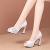 【预售5天】高跟鞋防水台粗跟高跟鱼嘴一脚蹬凉鞋JQR&JX-2373 商品缩略图0