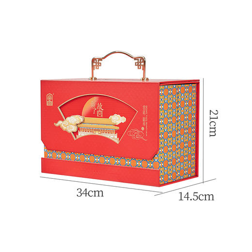 【臻味&上新了故宫】宫廷韶华 坚果糕点礼盒833g 商品图9
