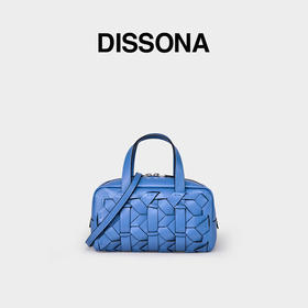 【2F】DISSONA迪桑娜女包织序新中式编织包波士顿枕头包保龄球款