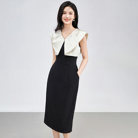 法式时髦女人味裙子，优雅百搭不挑人连衣裙WLZD- 2423102