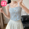 【特价29】气质小香风吊带背心夏辣妹性感短款内搭带胸垫可外穿纯欲吊带上衣   15194040 商品缩略图0