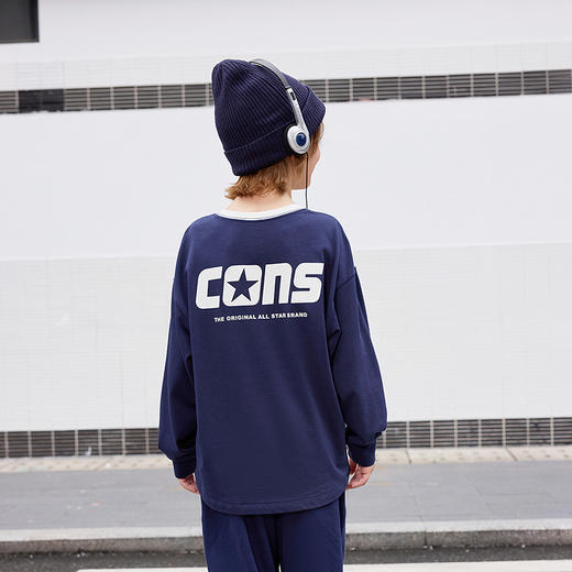 CONVERSE 秋 大童小童婴童 儿童童装T恤 CNVB-LK-G698 商品图2
