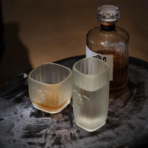 稀奇艺术吴滨《凌波杯》威士忌方形玻璃天使酒杯子国潮生日礼物 商品图4