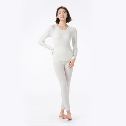 都市丽人保暖衣轻暖套装无缝面料薄女士保暖衣套装LWTCA1 商品图1