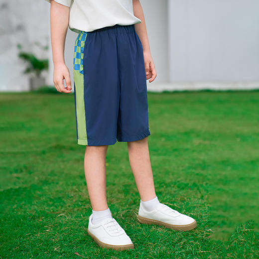 mettekids男童短裤2024夏季新款休闲运动裤子童装儿童薄款五分裤 商品图2