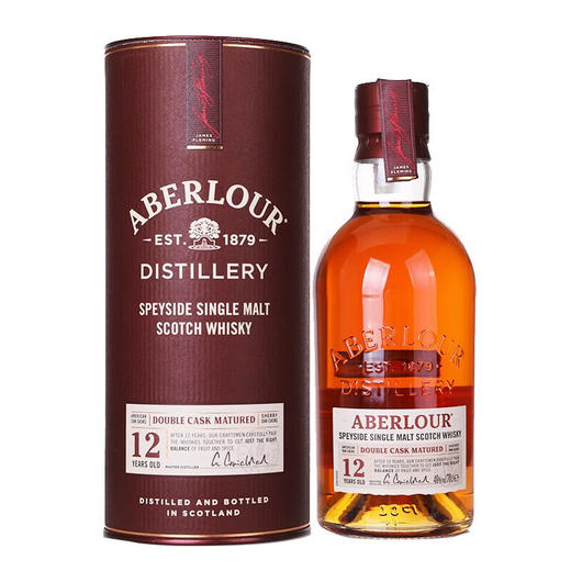 亚伯乐12年双桶陈酿 单一麦芽威士忌 700ml 商品图0