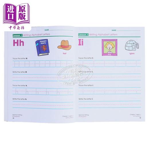 【中商原版】美国新课标教辅 光谱练习册 写作系列9册 幼儿园-8年级 Spectrum Writing Grade K-8 CarsonDellosa 英文原版 商品图2