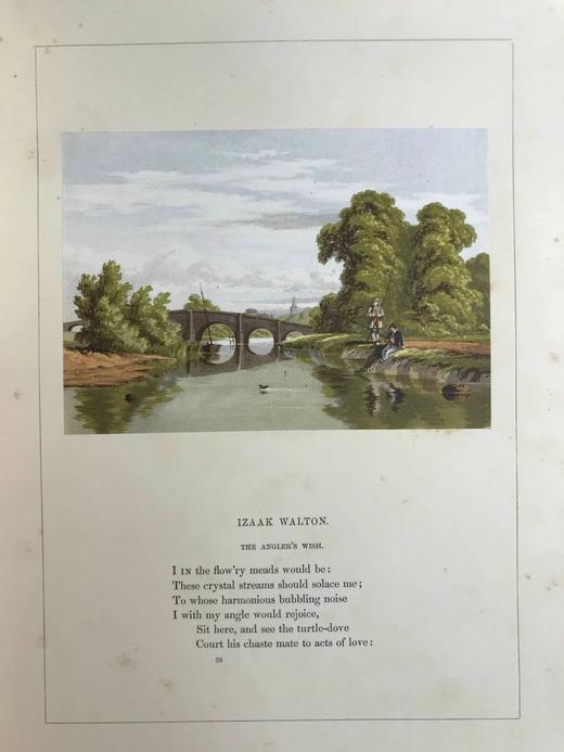 1853年 四季诗集 22幅精美彩色贴图 漆布精装大16开 商品图12