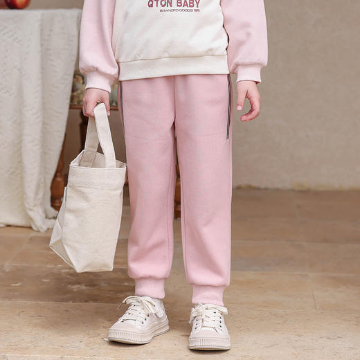 棉果果秋季新品女童春秋款百搭舒适针织长裤M322200224421 商品图0