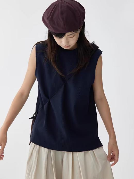 步履不停/4B12026C/圆领抗皱速干华夫格背心 商品图1