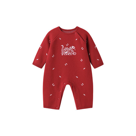 【高定系列】英氏童装羊绒衫高定秋季男童女童长袖羊毛连体衣新款 商品图4