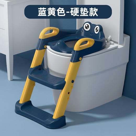 【楼梯式 马桶坐便器 升级加宽加大踏板 适合1-7岁宝宝】辅助马桶梯 儿童马桶圈用品 婴幼儿宝宝阶梯折叠坐便器-QQ 商品图5