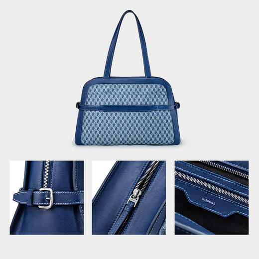 【2F】DISSONA迪桑娜女包2024新款幸运锦囊老花包时尚旅行单肩手提 商品图2