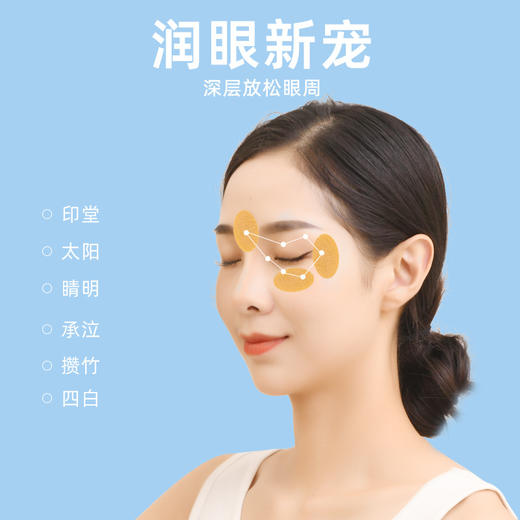 【滋润双眸！轻松应对刷屏眼】草本润目贴缓解眼疲劳护眼穴位贴蓝莓蜂胶冷敷眼贴润眼贴，是时候给眼睛放松一下。ry 商品图1