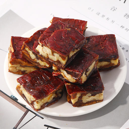 【厂商直发】有机红枣夹心派168g*2袋枣夹核桃休闲零食和田大枣夹心枣包邮 商品图5
