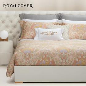 【春上新】10楼罗卡芙 欧式100支双股长绒棉活性印花四件套-谢蒂妮240*240cm吊牌价4980元活动价3999元