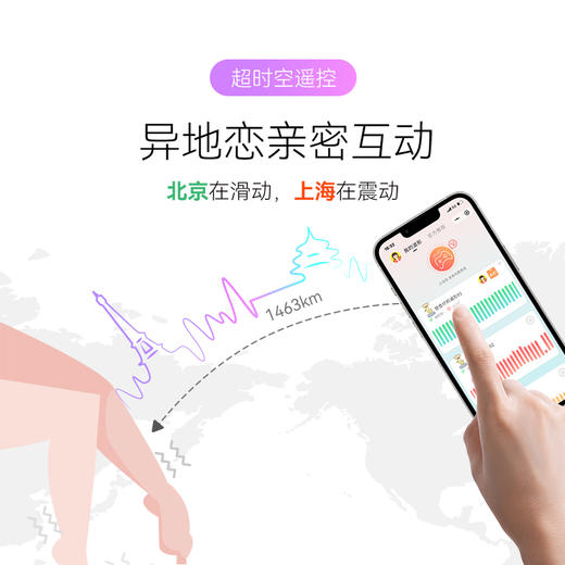 羞羞哒?震震蛋·APP版（蓝白限定）女用情趣跳蛋 商品图3