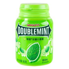 绿箭无糖口香糖薄荷味56g/瓶
