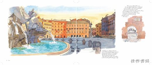 Rome sketchbook / 罗马水彩速写本 商品图3