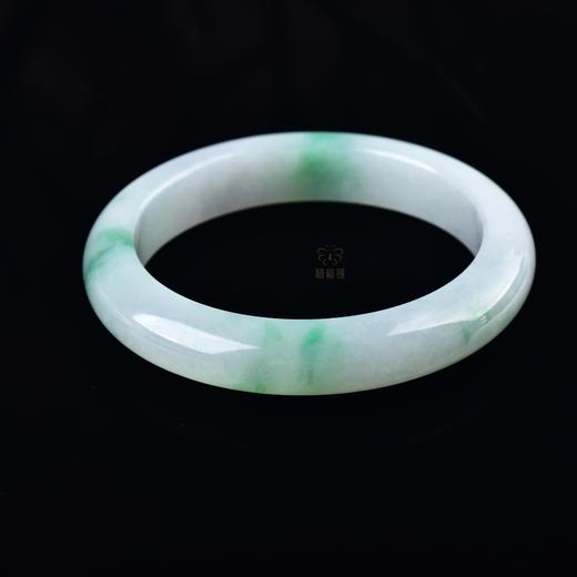 【静好】飘绿翡翠手镯大-SZ2407038 商品图2