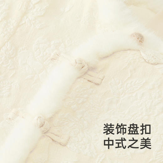 【高定系列】英氏儿童蚕丝夹棉连体衣冬季女童衣服新中式新款 商品图2