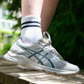 【ASICS亚瑟士】跑步鞋男GEL-CONTEND 4网面透气缓震轻量跑鞋运动鞋