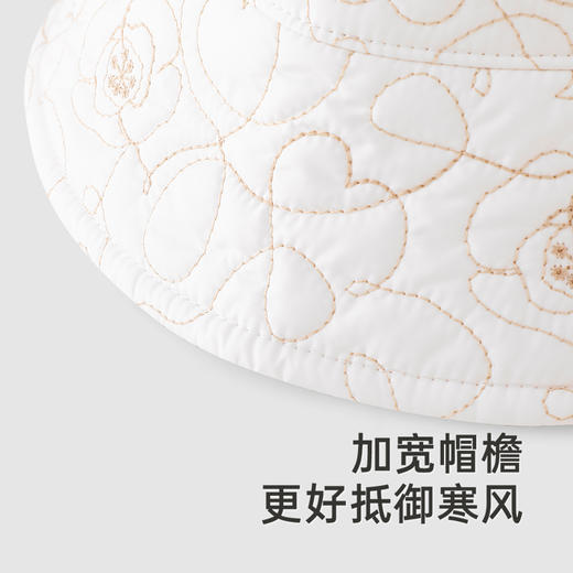 【商场同款】英氏儿童帽子秋冬夹棉帽子女童渔夫帽新款帽子 商品图3