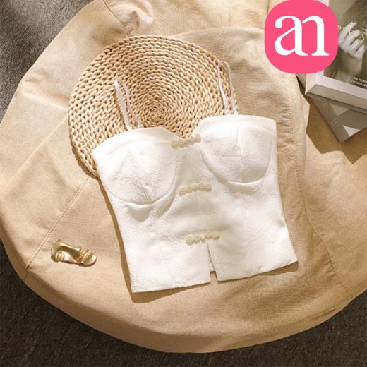 【特价29元】热卖复古中式改良旗袍吊带背心女带胸垫外穿短款辣妹性感上衣  15194041 商品图4