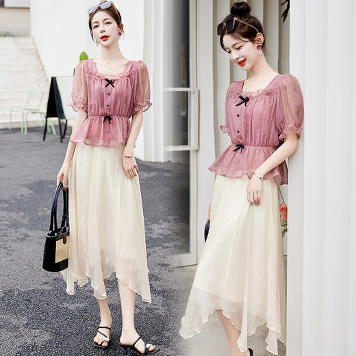 气质洋气，优雅范两件套HR-2320 商品图0