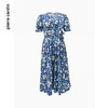 皮尔卡丹女装连衣裙V领蓝花色夏季宽松舒适碎花裙P4257D4157L3
 商品缩略图2