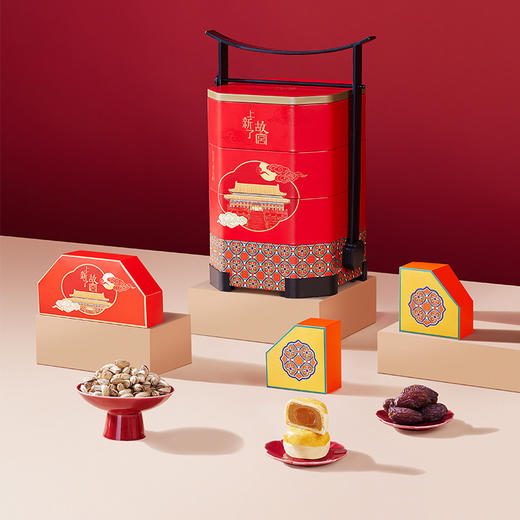 【臻味&上新了故宫】 宫廷祥礼 坚果糕点礼盒1.149kg 商品图6