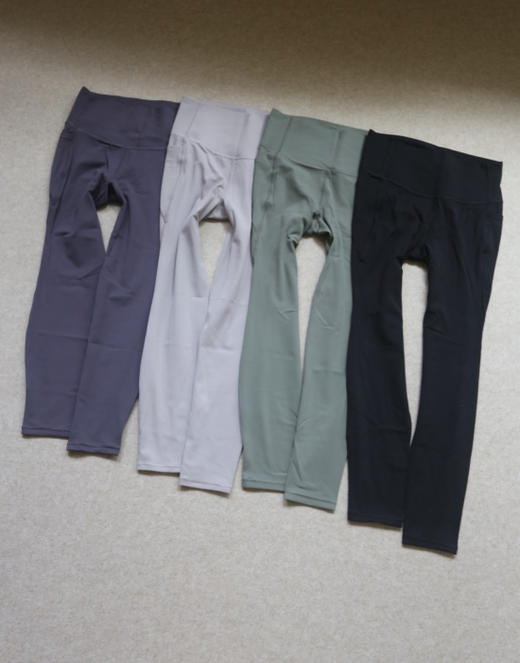 You Need 请拿好 哈！妞子滴 HF 液态莱卡 包身四面弹 九分 打底裤 4色入 商品图0