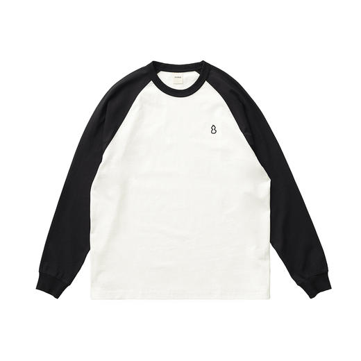 吃茶去chichaqu2024宽松百搭全棉插肩长袖T恤休闲户外运动 商品图6