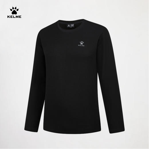 卡尔美秋季新款方寸之间系列女士圆领长袖T恤 商品图0