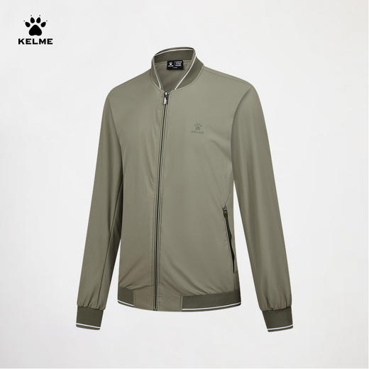 卡尔美秋季新款方寸之间系列男士棒球夹克 商品图0