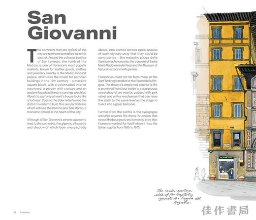 Florence sketchbook / 佛罗伦萨水彩速写本 商品图1