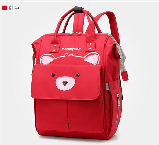 【大容量背包出行，多功能时尚妈咪包】妈咪包双肩多功能大容量 双肩手提母婴妈妈包 好面料 轻体验书包-QQ 商品图9