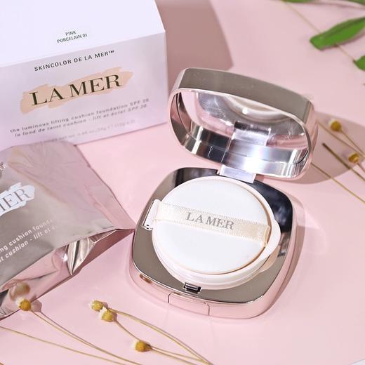 海蓝之谜（LA MER）鎏光焕变气垫粉底液一盒双芯12g×2#11粉柔色SPF20化妆品 商品图1