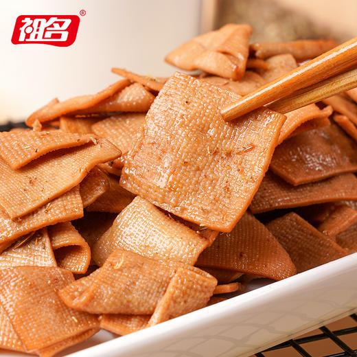 祖名酥香豆皮豆腐干卤味小包装休闲零食散装五香豆干辣条手撕500g 商品图5