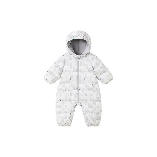 【商场同款】英氏儿童羽绒服连体衣秋冬保暖婴儿抗菌衣服新款超韧绒 商品图4