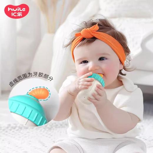 汇乐手摇铃婴儿玩具宝宝牙胶早教新生儿0一6月岁抓握训练套装礼盒 商品图2