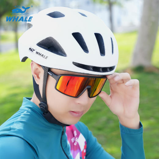 鲸鱼运动变色眼镜专业防风跑步偏光骑行眼镜户外运动风镜骑车护目 商品图4