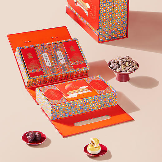 【臻味&上新了故宫】宫廷韶华 坚果糕点礼盒833g 商品图7