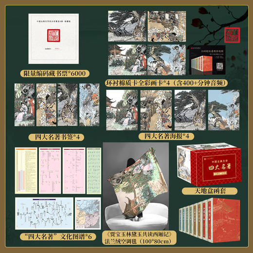 四大名著 特装刷边版 赠 6大礼品 商品图1