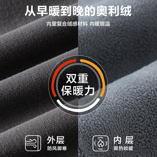 森马儿童长裤年新款保暖松紧腰印花休闲裤冬季男童女童束脚裤 商品图3