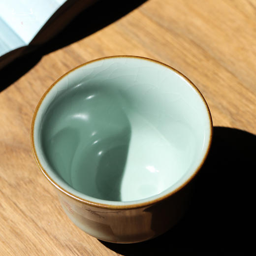 问鼎汝窑掬泉杯（莲蓬蜻蜓）（缺货） 商品图2