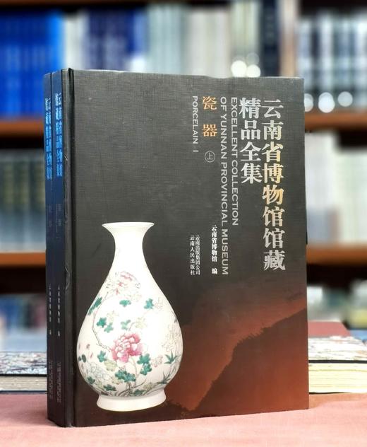 绝版！！！《云南省博物馆馆藏精品全集：瓷器》，精装，16开，全2册，云南省博物馆编，云南人民出版社2012年一版一印，定价800，售价550元，仅此一套。品95成。 商品图0